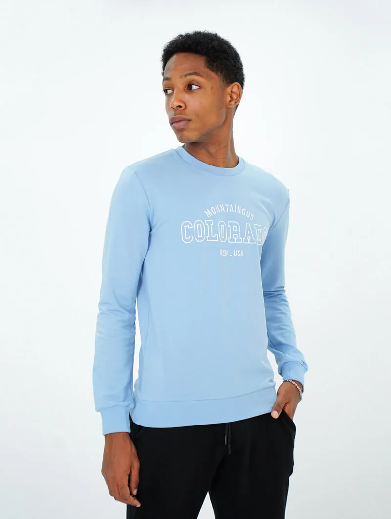 Sweat à col rond imprimé